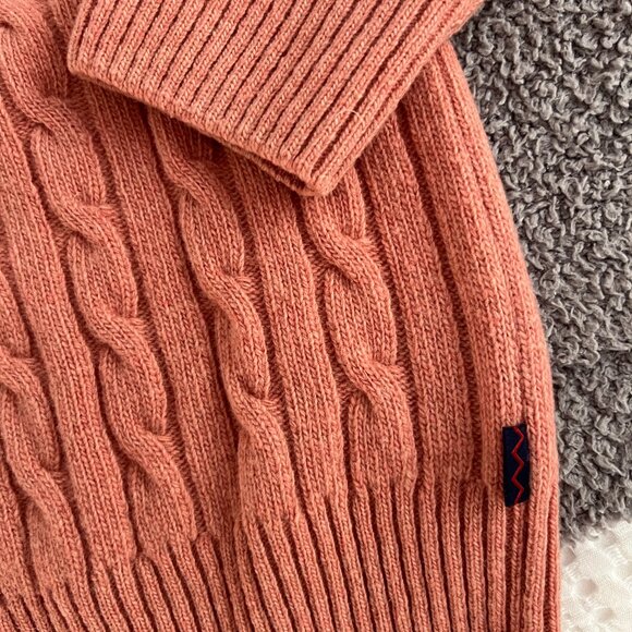 Rowing Blazers Women's Pink Cable Knit Skull Sweater - Picture 4 of 10